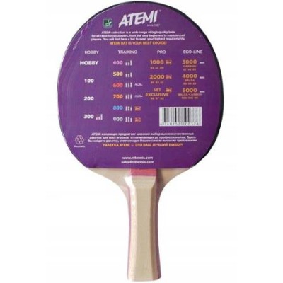 Tennis table bat ATEMI 300