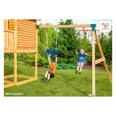 Wooden playground FUNGOO GIANT MOVE, BEACH /teak/