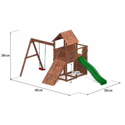 Wooden playground FUNGOO CAROL 3 /KDI/