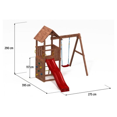 Wooden playground FUNGOO CAROL 2 /KDI/