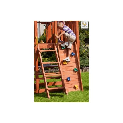 Wooden playground FUNGOO JOY MOVE+, STEP ON, FREE TIME /teak/