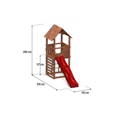 Wooden playground FUNGOOCAROL 1 /KDI/