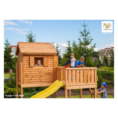 Wooden playground FUNGOO  MAXI SIZED PLAZA /teak/