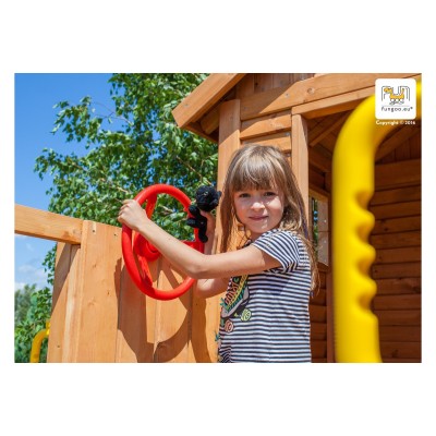 Wooden playground FUNGOO  MAXI SIZED PLAZA /teak/