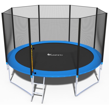 Trampolina z siatką i drabinką średnica 312cm