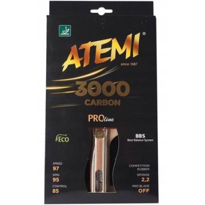 Tennis table bat ATEMI 3000 CARBON