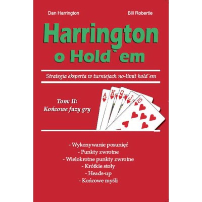 Książka "HARRINGTON O HOLD'EM" Cz. 2