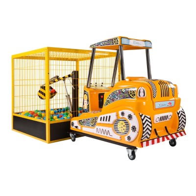 Mini EXCAVATOR with metal cage