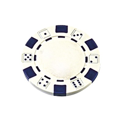 Plastic poker chip 11,5g  /white/