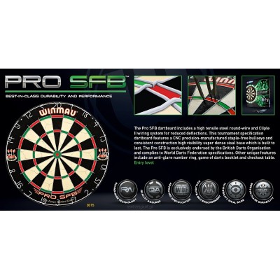 Sizal dartboard WINMAU PRO SFB