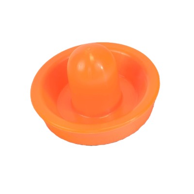 Air hockey pusher with felt 100 mm orange