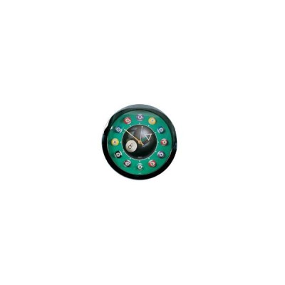 Round billiard clock 12 balls