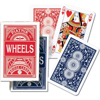 WHEELS PIATNIK playing cards /blue reverse side/