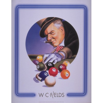 Plakat "W.C. FIELDS TOP HAT"