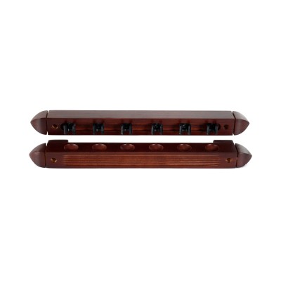 Cue rack 6 cues /mahagony/