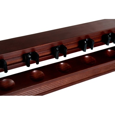 Cue rack 6 cues /mahagony/