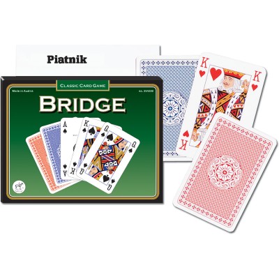 CLASSIC BRIDGE PIATNIK double deck paling cards in a box