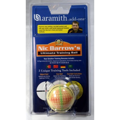 Snooker training ball 52,4mm ARAMITH Nick Barrow's