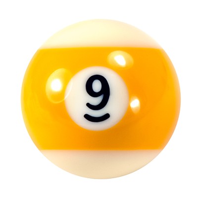 Pool ball 57,2mm standard no.9