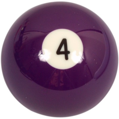 Pool ball 57,2mm standard no.4