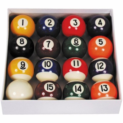 Pool ball set 57,2mm standard