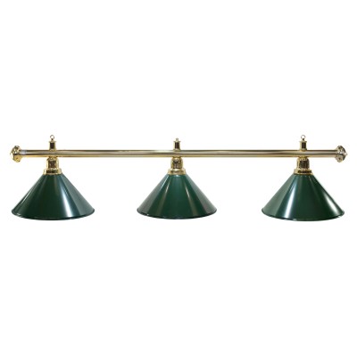 Lamp NOSTALGIA L3 gold with green shades