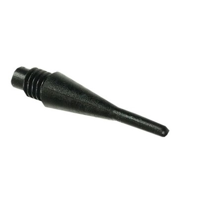 Plastic dart tips standard 2BA short black