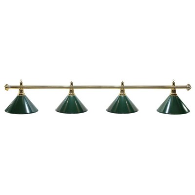 Lamp NOSTALGIA L4 gold with green shades