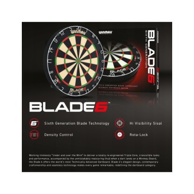 Dart board WINMAU BLADE 6