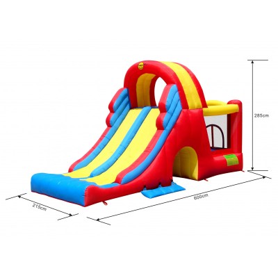 MEGA DOUBLE SLIDE bouncer