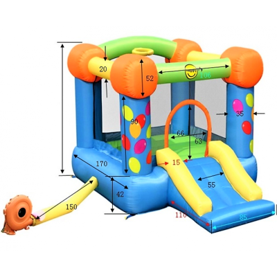 Party Slide and Hoop Bouncer