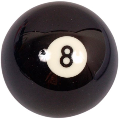 Pool ball 57,2mm standard no.8