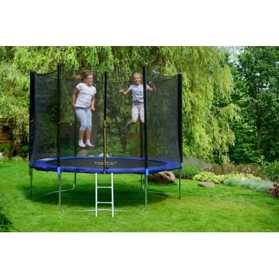 Trampolina z siatką i drabinką średnica 312cm