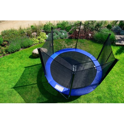 Trampolina z siatką i drabinką średnica 312cm