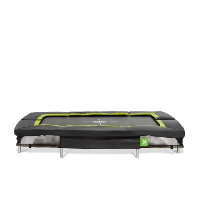 Silhouette ground sports trampoline 153 cm x 214 cm - black