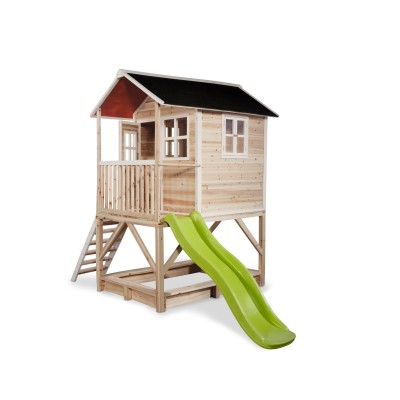 Wooden playhouse EXIT LOFT 500  /natural/