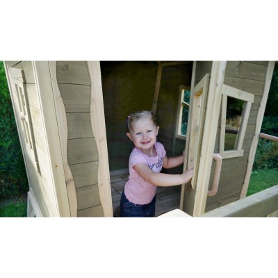 Wooden playhouse EXIT CROOKY 300 /grey/