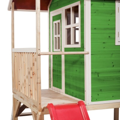 Wooden play house EXIT LOFT 300 /green/