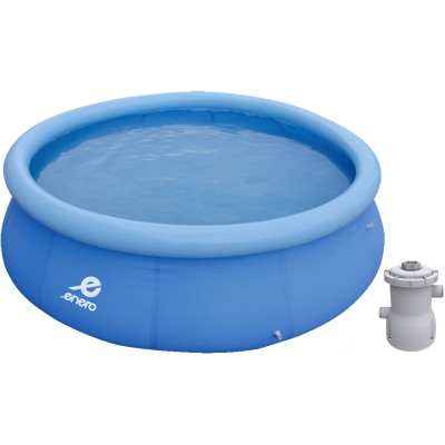 Swimming pool ENERO with filter pump 300x76cm