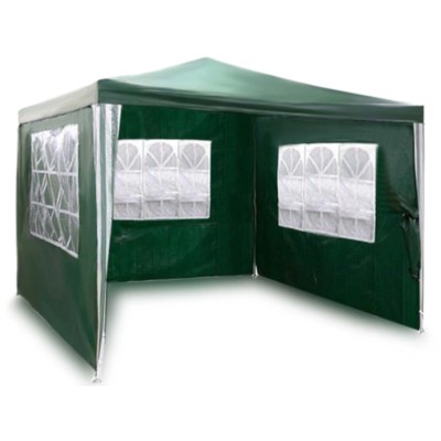 Garden paviilion with 3 walls 3 x 3 m /green/