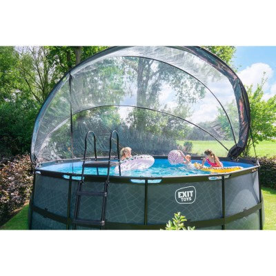 Dome for round frame swimming pool EXIT 488 cm