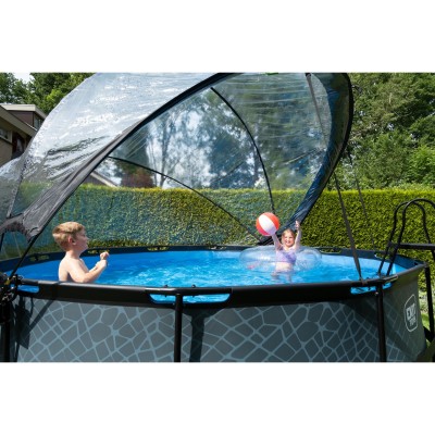 Dome for round frame swimming pool EXIT 427 cm