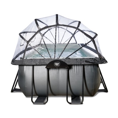 Swimming pool with dome EXIT PREMIUM  540 x 250  x100 cm /black