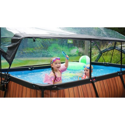 Dome for rectangular frame swimming pool EXIT 300 cm x 200 cm