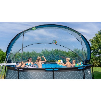 Dome for round frame swimming pool EXIT 450 cm