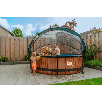 Dome for round frame swimming pool EXIT 300 cm