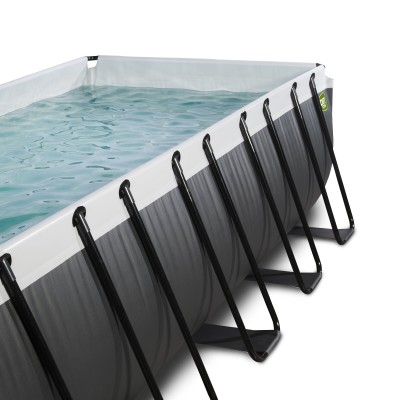 Swimming pool with dome EXIT PREMIUM 540 x 250  x122 cm /black l