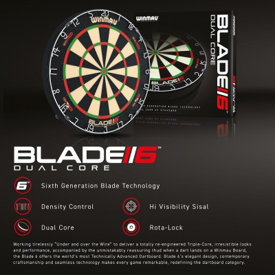 Dart board WINMAU BLADE 6