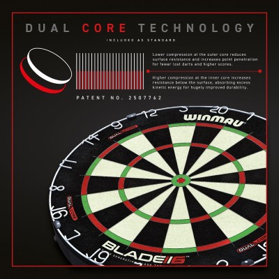 Dart board WINMAU BLADE 6