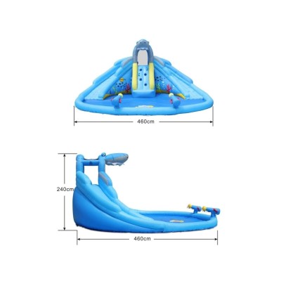 Happy Hop bouncer SHARK with 2 slides